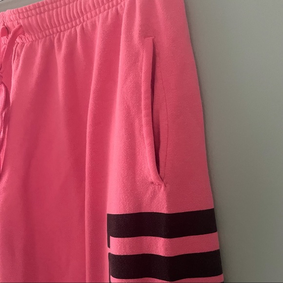 Vintage Victoria’s Secret LOVE PINK Sweatpants Cuff Ankle Drawstring Workout Y2K - Picture 6 of 9